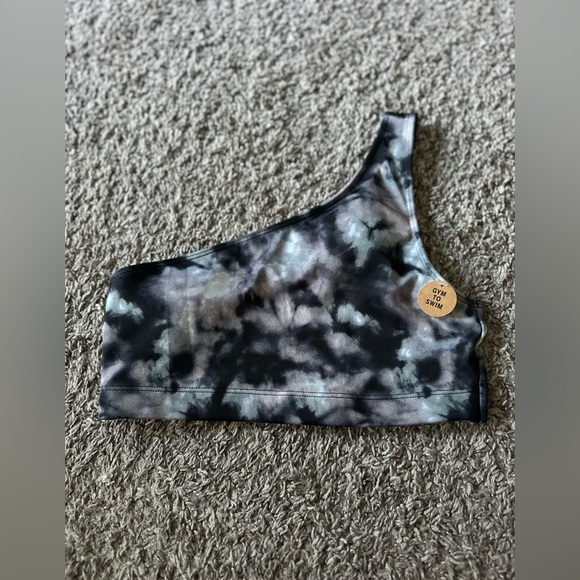 Victoria’s Secret PINK! GYM to SWIM Sport One Shoulder Bra Size Small NWT - Picture 2 of 10